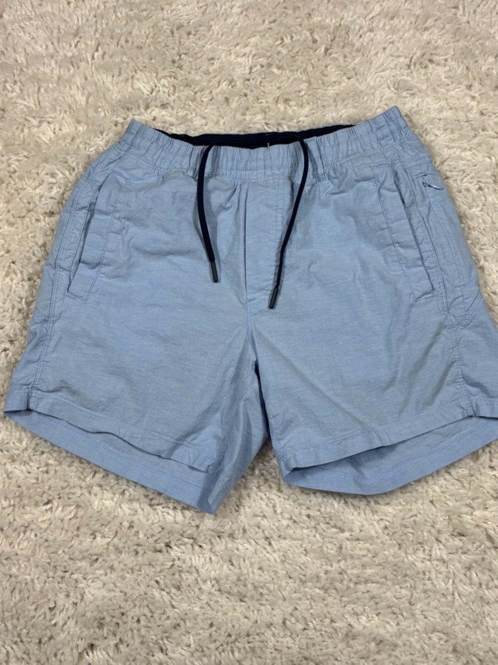 Birddogs Women’s Small Light Blue Athletic Shorts Built-In Liner Pockets
